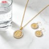 Classic Drop Jewelry Set Manufacturer | OEM Private Label 18K Gold Plated Brass & AAA CZ