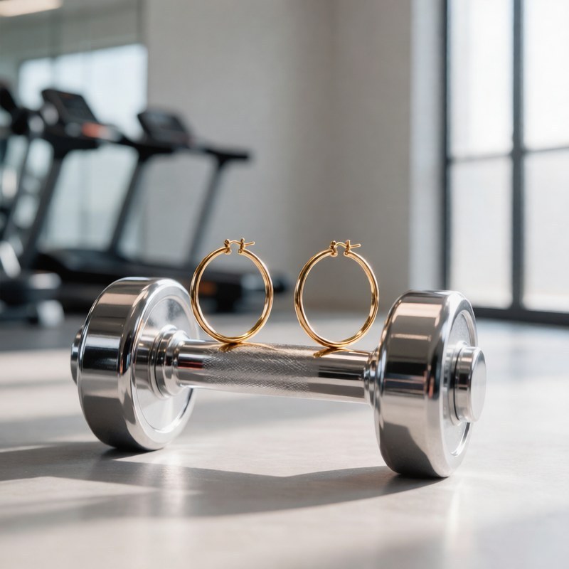 ¿Es la joyería chapada en oro adecuada para hacer deporte o ir al gimnasio?