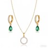 Stylish Bulk Jewelry Set | 18K Gold Plated Brass with AAA CZ, Wholesale Volume Lots