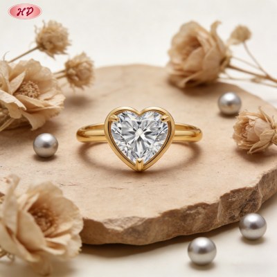 Elegant CZ Ring Manufacturer | 18K Gold Plated Brass, AAA Cubic Zirconia, Export Ready