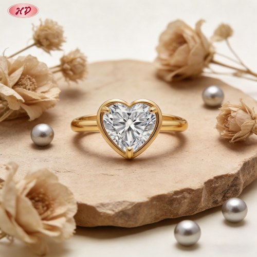 Elegant CZ Ring Manufacturer | 18K Gold Plated Brass, AAA Cubic Zirconia, Export Ready