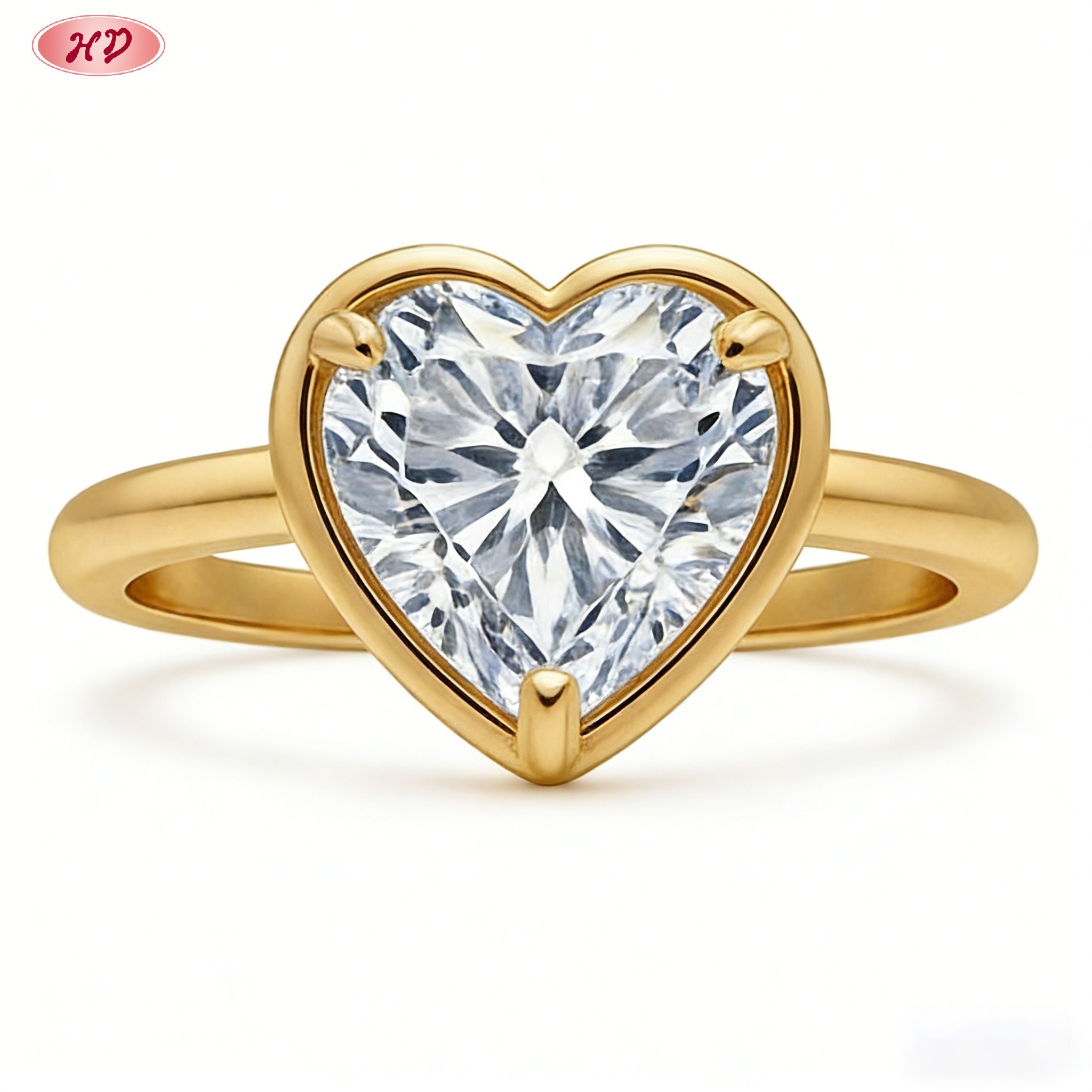 CZ ring front view