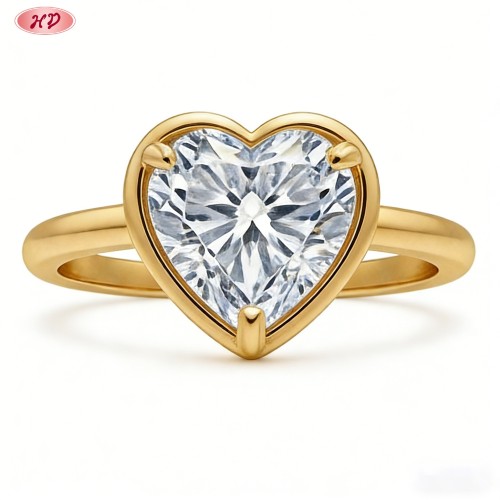Elegant CZ Ring Manufacturer | 18K Gold Plated Brass, AAA Cubic Zirconia, Export Ready