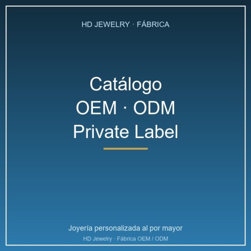 Catálogo de Joyería OEM / ODM y Private Label al Por Mayor