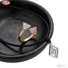Sophisticated CZ Ring OEM Factory | 18K Gold Plated Brass AAA CZ