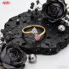 Sophisticated CZ Ring OEM Factory | 18K Gold Plated Brass AAA CZ