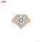 Elegant CZ Ring Wholesale | 18K Gold Plated Brass AAA CZ Versatile Jewelry Collection