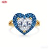 Delicate CZ Ring Manufacturer | 18K Gold Plated Brass AAA CZ