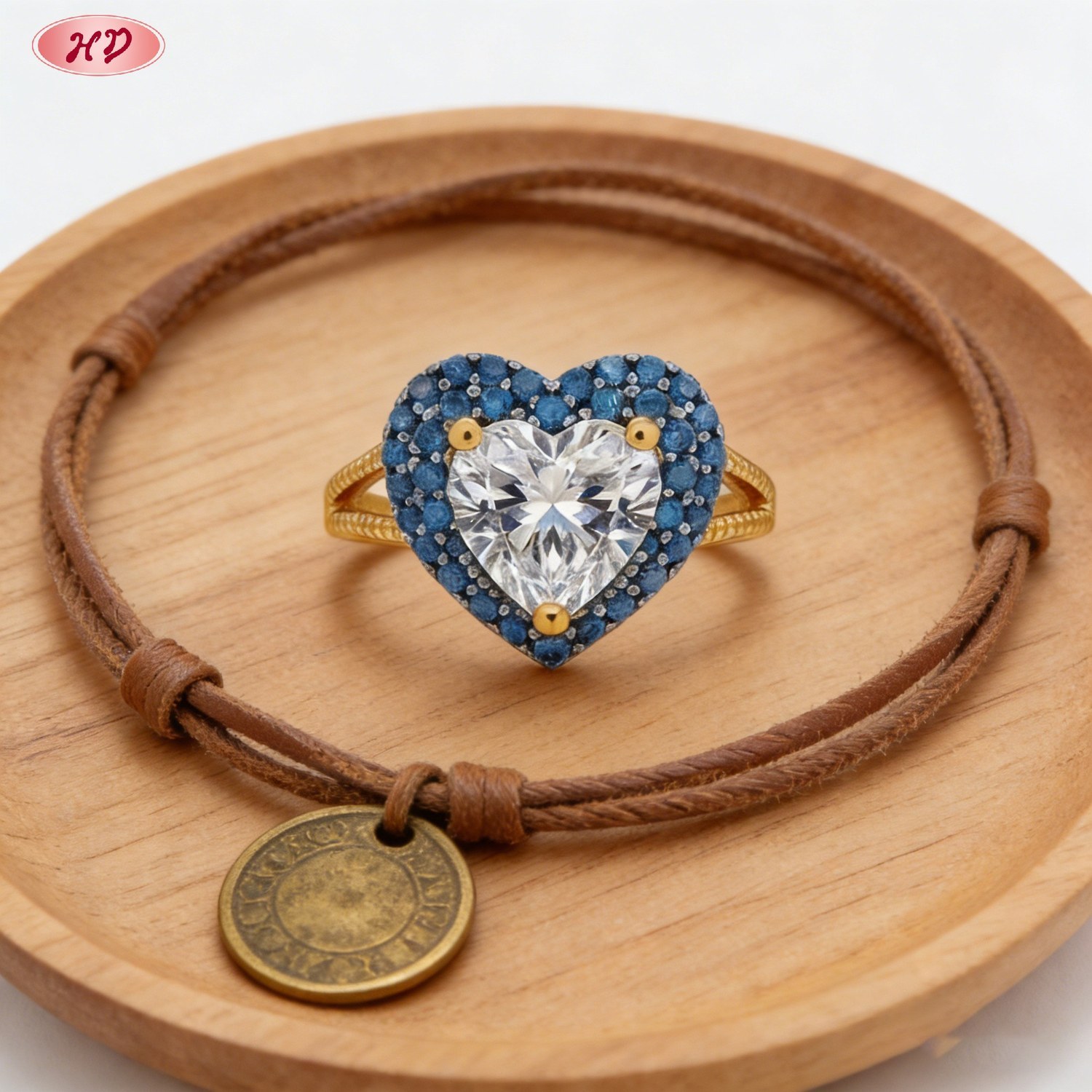 Delicate CZ ring gift styling