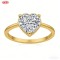 Stunning CZ Ring Factory Direct | 18K Gold Plated Brass AAA CZ Fashion Jewelry Collection