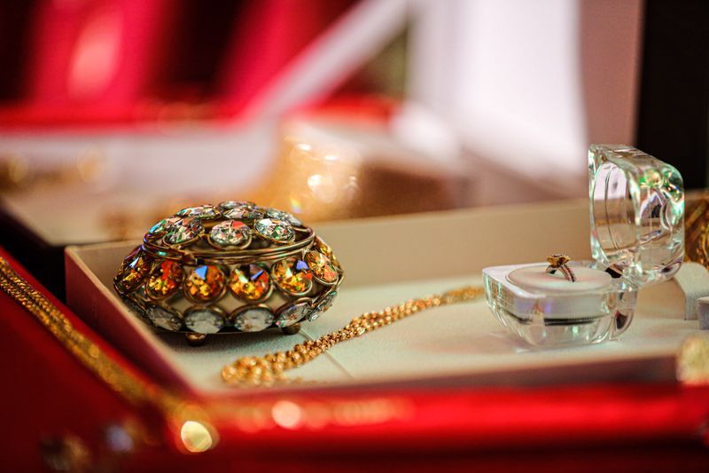 Organized jewelry warehouse ready for global shipping