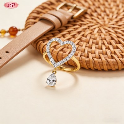 Artisan CZ Ring Export Manufacturer | Premium gold plating finish with premium cubic zi...