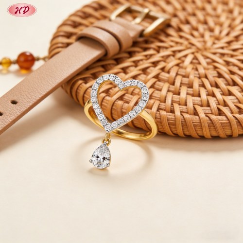 Artisan CZ Ring Export Manufacturer | Premium gold plating finish with premium cubic zi...