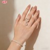 Artisan CZ Ring Export Manufacturer | 18K Gold Plated Brass with AAA Cubic Zirconia Ring