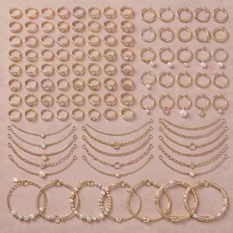 Wholesale assortment of 18K gold plated jewelry