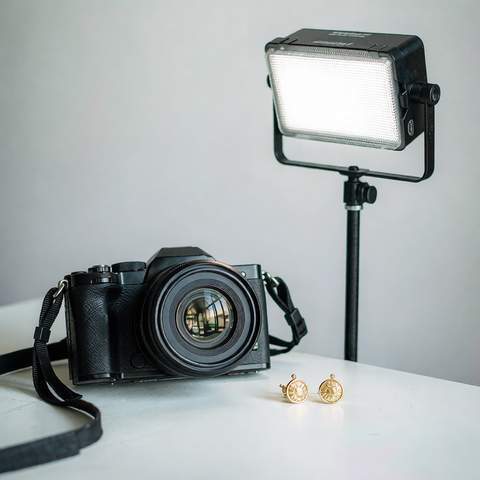 ¿Qué cámara necesito para fotografiar joyería chapada en oro? ejemplo