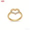 Refined CZ Ring OEM Collection | 18K Gold Plated Brass AAA Cubic Zirconia Bridal Ring