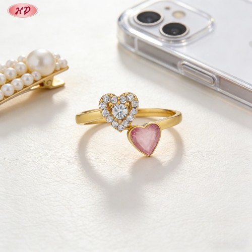 Luxurious CZ Ring Wholesale | Premium gold plating finish with premium cubic zirconia a...