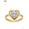 Dazzling CZ Ring Manufacturer | 18K Gold Plated AAA Cubic Zirconia Ring for Women