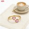 Modern Classic CZ Ring Wholesale | 18K Gold Plated Brass AAA Cubic Zirconia Ring