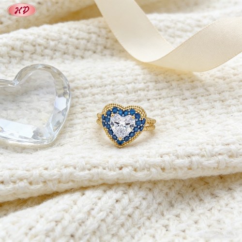 Timeless 18K Gold Plated CZ Ring Manufacturer | AAA Cubic Zirconia Ring for Wholesale