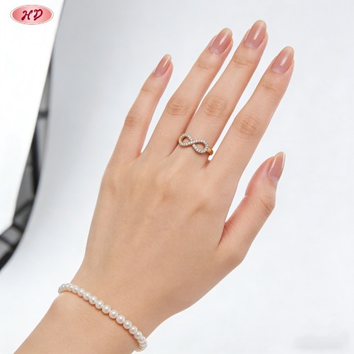 Sophisticated CZ Ring Factory Direct Supply | Premium gold plating finish with premium ...