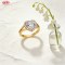 Elegant 18K Gold Plated Cubic Zirconia Ring Bulk Supplier | AAA CZ Ring for Resale