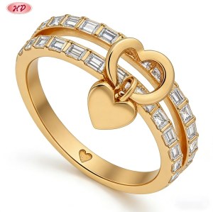 Delicate 18K Gold Plated Cubic Zirconia Ring Export Manufacturer | AAA CZ Ring Wholesale