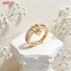 Delicate CZ Ring Export Manufacturer | Premium gold plating finish with premium cubic z...