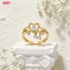 Bold CZ Ring Wholesale | Premium gold plating finish with premium cubic zirconia accent...