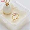 Artisan Cubic Zirconia Ring Manufacturer | AAA CZ on 18K Gold Plated Dressy Band