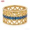 Refined Cubic Zirconia Ring Wholesale | 18K Gold Plated AAA CZ Statement Jewelry