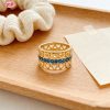 Refined CZ Ring Factory Direct Supply | Premium gold plating finish with premium cubic ...
