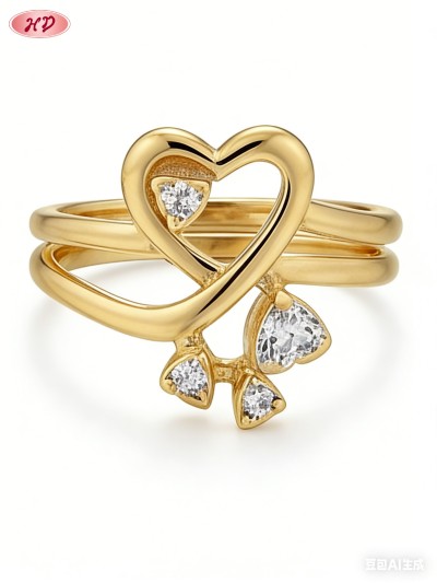 Luxurious Cubic Zirconia Ring Bulk Supplier | 18K Gold Plated AAA CZ Dressy Jewelry
