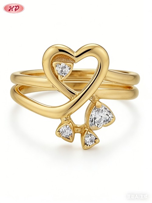 Luxurious CZ Ring Bulk Supplier | Premium gold plating finish with premium cubic zircon...