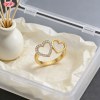 Dazzling CZ Ring Export Manufacturer | Premium gold plating finish with premium cubic z...