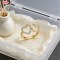 Dazzling Cubic Zirconia Ring Manufacturer | 18K Gold Plated Brass AAA CZ Statement Band
