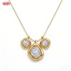 Timeless Pendant Necklace Manufacturer | Premium gold plating finish with premium cubic...