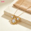 Timeless Pendant Necklace Manufacturer | Premium gold plating finish with premium cubic...