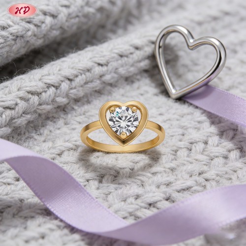Dazzling CZ Ring Manufacturer | 18K Gold Plated AAA Cubic Zirconia Ring for Women