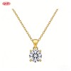 Elegant Pendant Necklace Wholesale | Premium gold plating finish with premium cubic zir...