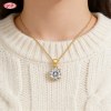 Elegant Pendant Necklace Wholesale | Premium gold plating finish with premium cubic zir...