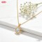 Delicate 18K Gold Plated Cubic Zirconia Necklace Manufacturer | Minimalist Layering Jewelry
