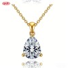 18K Gold Plated Cubic Zirconia Necklace Wholesale | AAA Pendant Jewelry Supplier for Retail