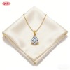 18K Gold Plated Cubic Zirconia Necklace Wholesale | AAA Pendant Jewelry Supplier for Retail