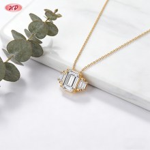 Bold 18K Gold Plated Cubic Zirconia Necklace Bulk Supplier | Wholesale AAA CZ Jewelry