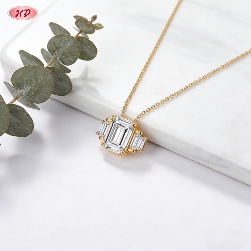 Bold Pendant Necklace Bulk Supplier | Premium gold plating finish with premium cubic zi...
