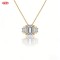 Bold 18K Gold Plated Cubic Zirconia Necklace Bulk Supplier | Wholesale AAA CZ Jewelry
