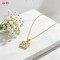 Luxurious 18K Gold Plated Cubic Zirconia Necklace Pendant Wholesale | AAA CZ Jewelry