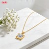 Luxurious Pendant Necklace Wholesale | Premium gold plating finish with premium cubic z...